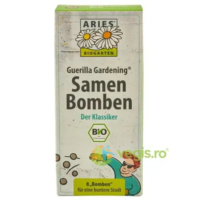 Bilute cu Seminte pentru Semanat Mix Clasic de Flori Ecologice/Bio 8bucati