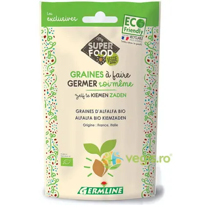 Seminte de Alfalfa pentru Germinat Ecologice/Bio 150g