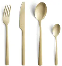 Set tacâmuri Amefa - Manille, 16 piese, culoare șampanie