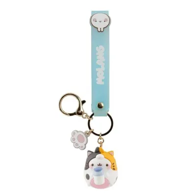 Breloc cu Pandantiv si Curea Yume Molang - Animal Costume Series - Albastru