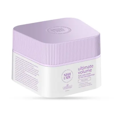 Masca pentru parul deteriorat - NISH LADY - ULTIMATE VOLUME - 275 ml