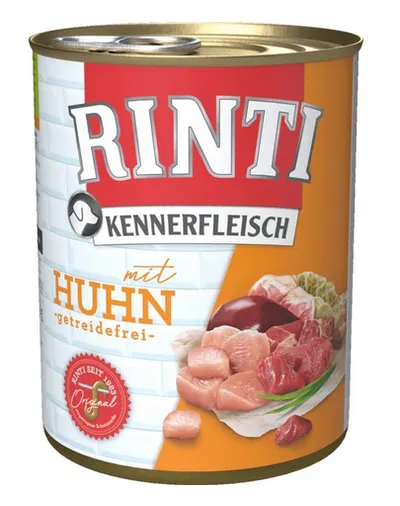 RINTI Kennerfleisch Chicken hrana umeda pentru caini, cu pui 800 gr