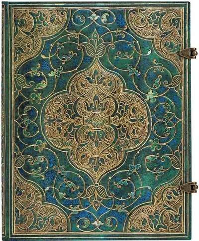Carnețel Paperblanks Turquoise Chronicles - 18 х 23 cm, 72 de coli