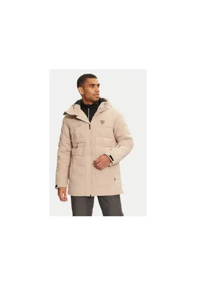 Geaca ski barbati - 304735295 - Poliester - Bej - Bej