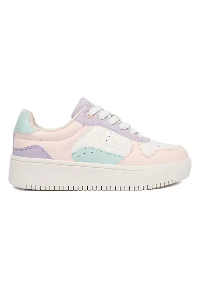 Pantofi sport copii - multicolor - piele ecologica - set pentru fete