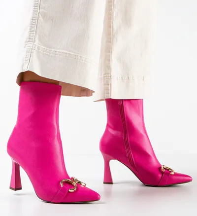 Botine dama Coates Fuchsia