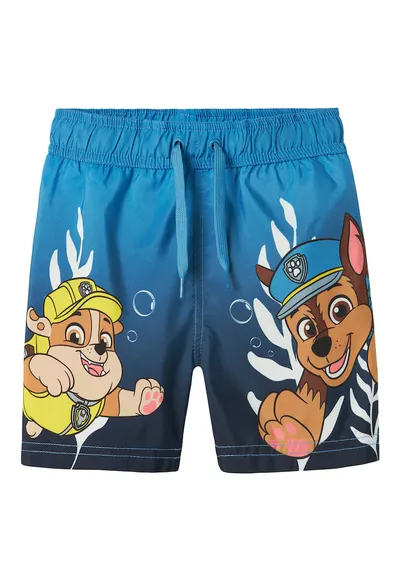Pantaloni scurti de baie baieti 13239658 - Poliester - Albastru - Albastru