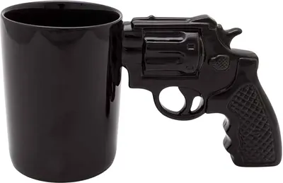 Cană ceramică Invotis - Pistol, 450 ml