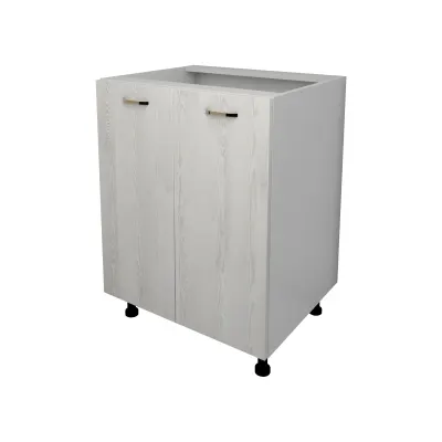 Corp Baza Lecce, 2 Usi, Pin Alb/Alb, 60 x 50 x 80 cm