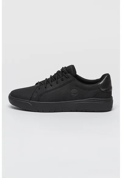 Pantofi sport low-top de piele nabuc Seneca Bay - Negru