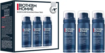 Biotherm Homme Set - Spumă de ras Basics Line, 3 x 50 ml