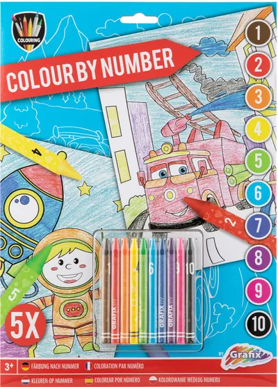 Grafix Paint by Numbers Set - Băieți