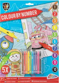 Grafix Paint by Numbers Set - Băieți