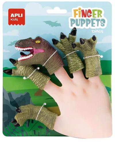 Păpușă pentru teatru Apli - Tyrannosaurus Rex, joc cu degetele