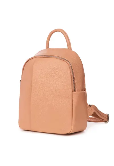 Rucsac din piele naturala Angelo - Roz