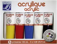 Vopsele acrilice Lefranc & Bourgeois - 5 culori x 120 ml
