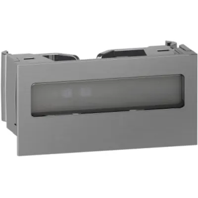 Unica system+, Suport eticheta Unica, metalic