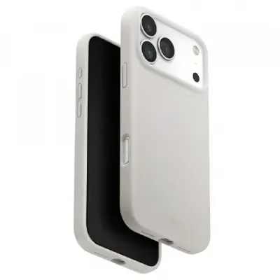 Husa MagSafe pentru Apple iPhone 17 Pro Max, UNIQ, Lino MagClick, Gri
