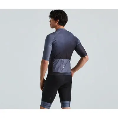 Tricou ciclism maneca scurta pentru barbati SL R SS Jersey - gri antracit