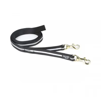 Lesa Y dubla, neagra, 2 carabine, latime 25 mm x lungime 2.2 m