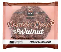 Kookie Cat Bio fursec cu ciocolată dublă și nuci, 50 g
