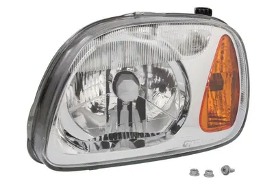 Far stanga potrivit NISSAN MICRA II - (H4, electric, fundal cromat)