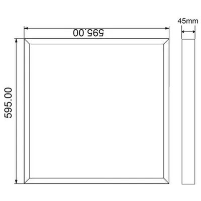 Panel Led 60x60 cm 3000K 50W