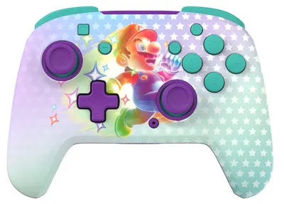 Controller Turtle Beach - Rematch, Switch/Switch 2, wireless, Super Mario Invincible (luminează în întuneric)