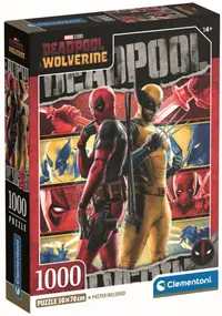 Puzzle Clementoni din 1000 piese - Deadpool & Wolverine