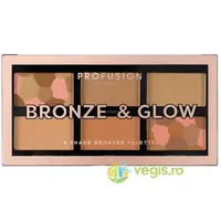 Paleta Bronzer si Iluminare 6 Nuante Bronze&Glow 15.6g