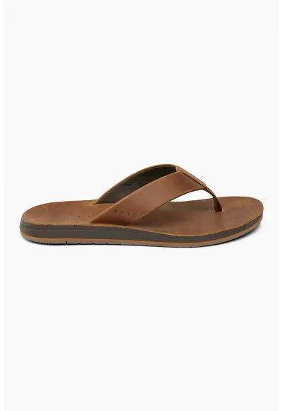 Papuci flip-flop cu talpa wedge Ojai Classic - Maro Siena