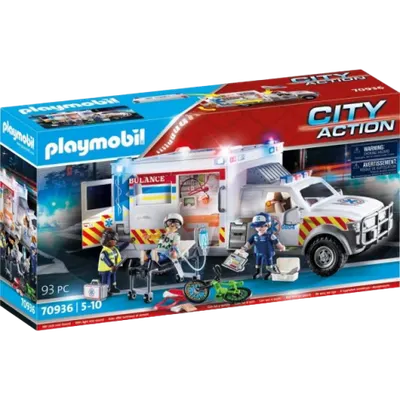 Playmobil - Ambulanta Cu Lumini Si Sunete