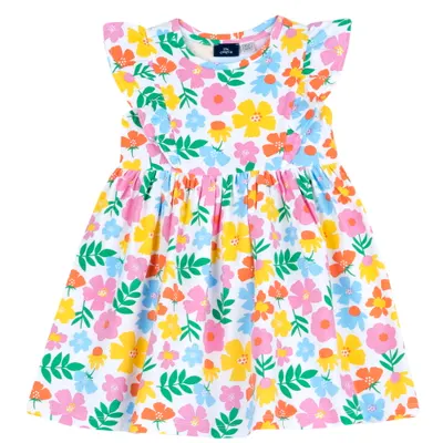 Rochie copii Chicco, alb cu mov, 16683-68MC
