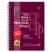 Codul penal si Codul de procedura penala Iunie 2026. editie spiralata, tiparita pe hartie alba