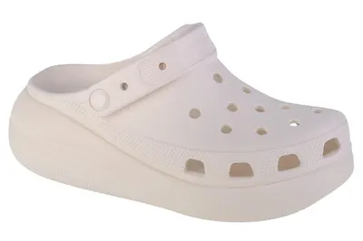 Papuci de tip crocs universali 207521100 pentru întregul an albi damă