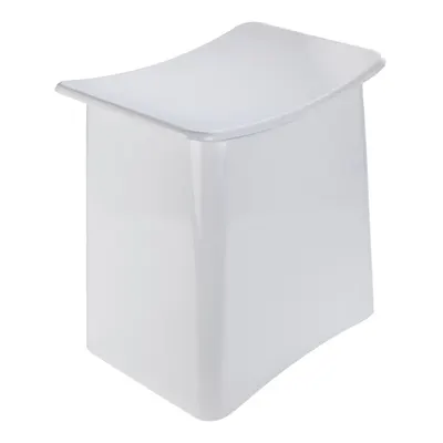 Taburet cu spațiu de depozitare Wenko Wing, 33 l, alb