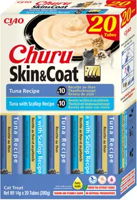 Churu Cat Varieties SkinCoat Recompense Cremoase cu Ton 20 Buc