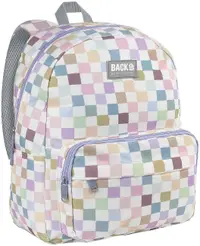 Ghiozdan școlar BackUp 8 C - Pastel Checkered