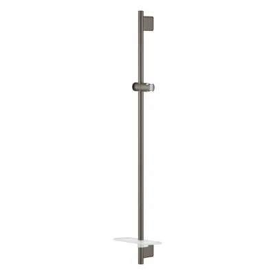 Bara de dus RSH SmartActive shower rail 900 26603AL0, lungime bara 90 cm, suport pt para, cu polita, Antracit mat