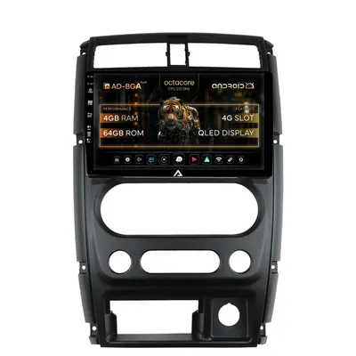 Navigatie Suzuki Jimny (2005+), Android, A-Octacore 4GB RAM + 64GB ROM, 9 Inch - AD-BGA9004+AD-BGRKIT315