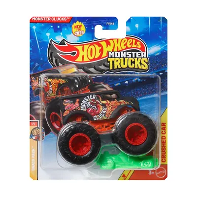 Masinuta Hot Wheels, Monster Truck, Monster Clucks, JHY47