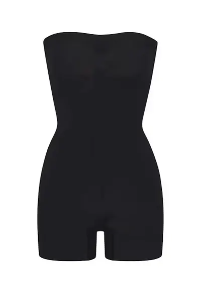 Corset modelator - body scurt fara bretele - negru - femei