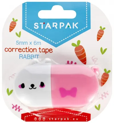 Bandă corectoare Starpak - Iepure, 5 mm x 6 m