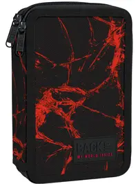 Penar cu rechizite BackUp DW - Venom, cu 2 fermoare