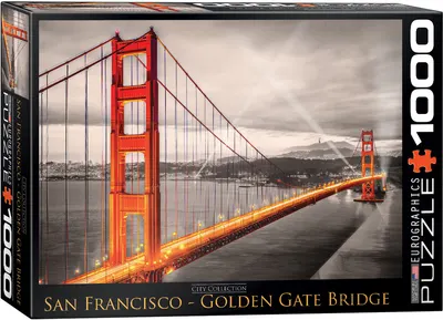 Puzzle Eurographics din 1000 de piese - Podul Golden Gate, San Francisco