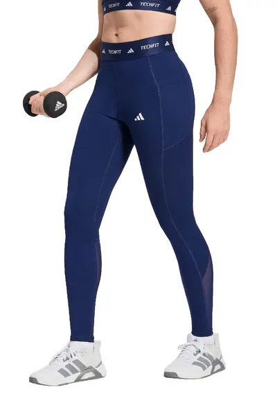Colanti cu talie inalta pentru fitness Stash - Albastru petrol/Bej deschis