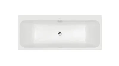 Cada baie incastrata 180x80 cm, dreptunghiulara, alb alpin, Villeroy Boch Architectura