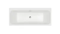 Cada baie incastrata 180x80 cm, dreptunghiulara, alb alpin, Villeroy Boch Architectura