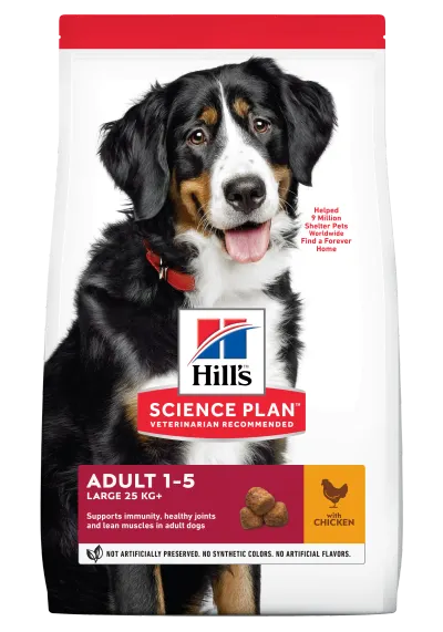 Hrana uscata caini, Hill's Science Plan Canine Adult Large Breed Chicken, 14 kg