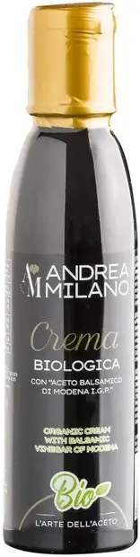 Dressing organic cu oțet balsamic de Modena, 150 ml, Andrea Milano